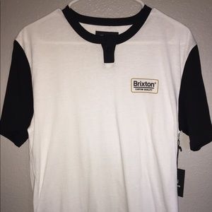Brixton Black and White T-Shirt